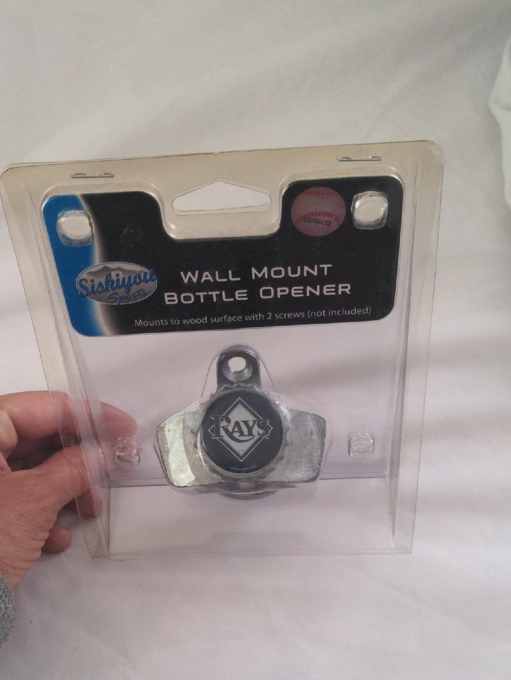 Siskiyou Sports Tampa Rays Baseball Wall Mount Bottle Opener NWT